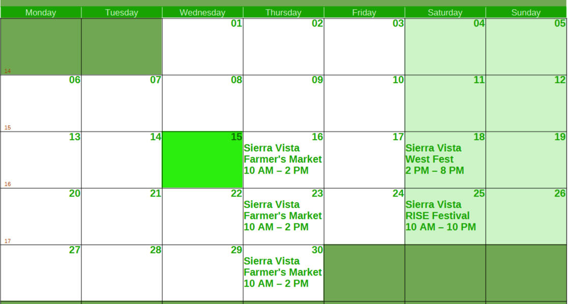 Come check us out at our April events! Come check us out at our April events!